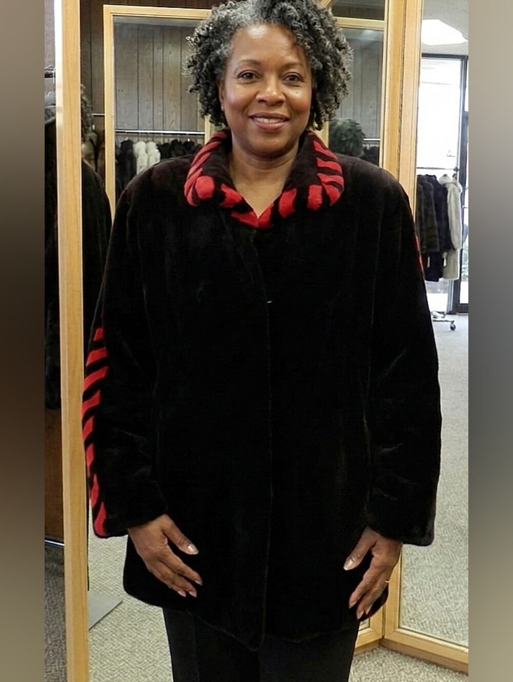CLEARANCE! Sheared Mink Fur Jacket